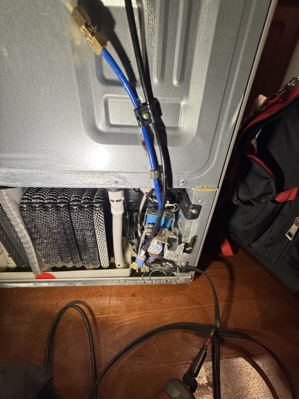 Refrigerator. Water Intake Leak