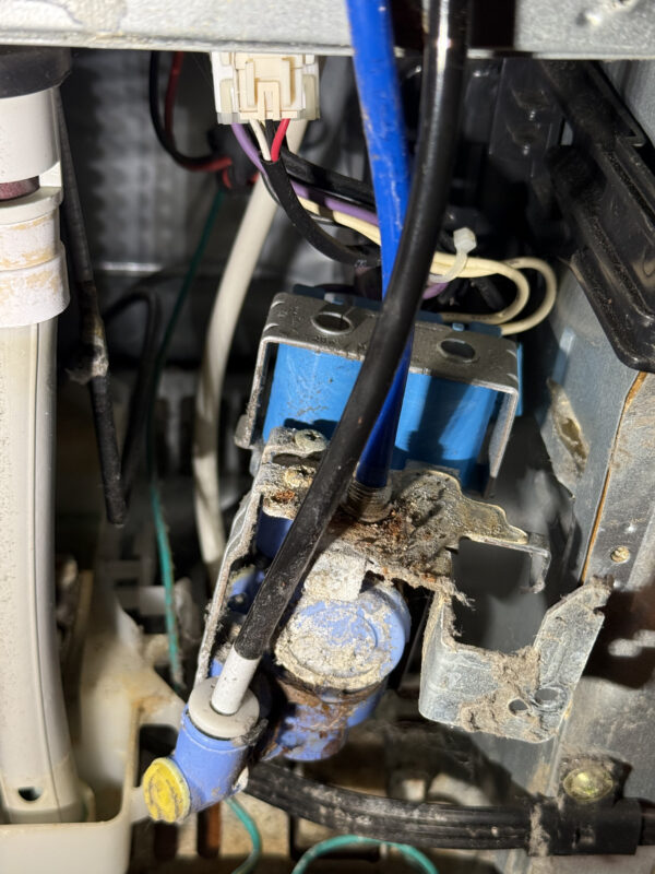 Refrigerator. Water Intake Leak
