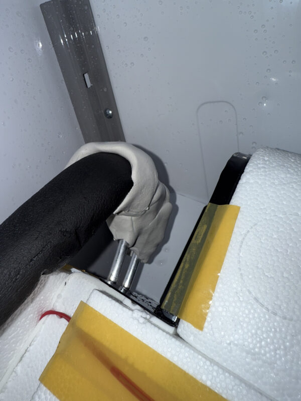 Sealing the gaps with Seal Gum.