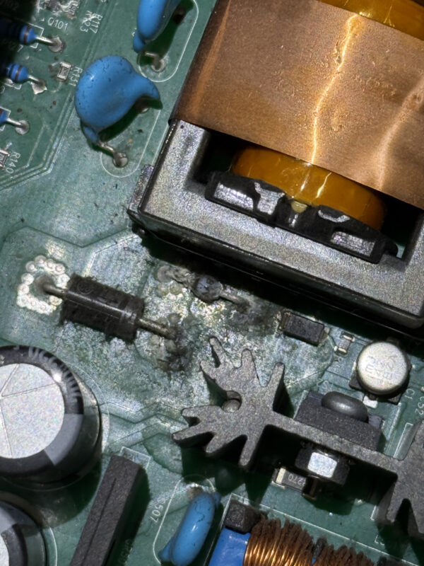 Burnt Component on Control Board