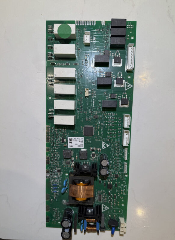 The old board has been removed.