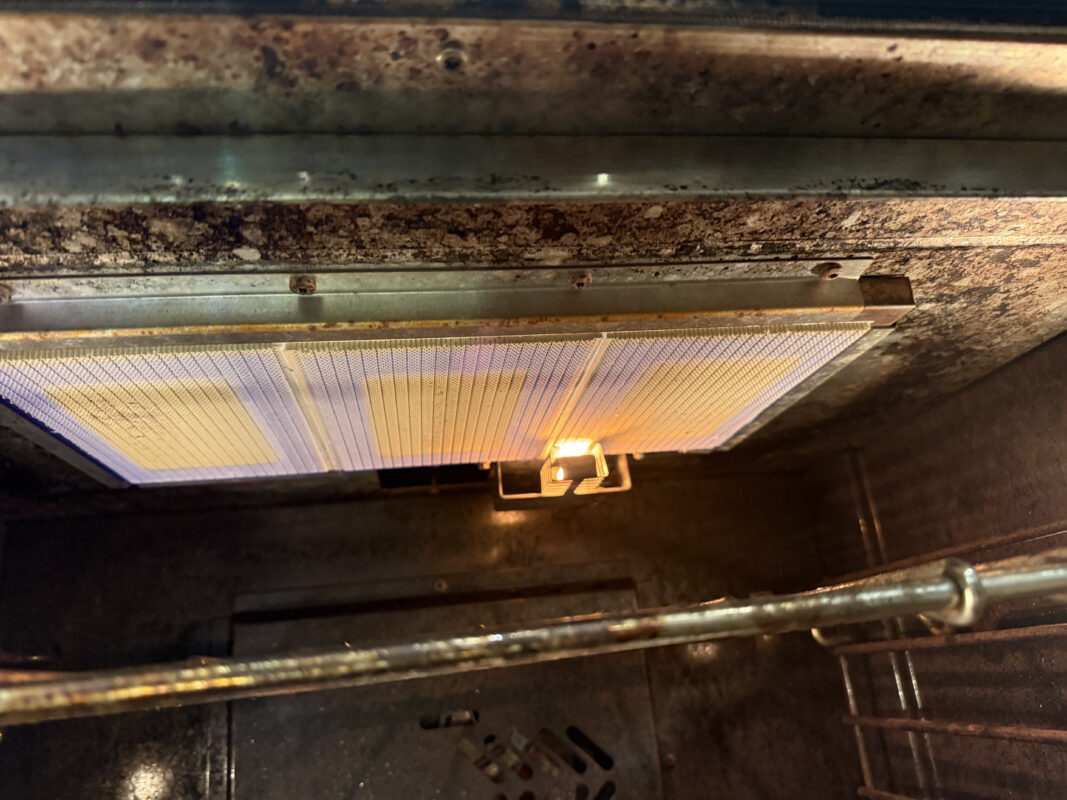 Power reached the igniter, and we got a flame.