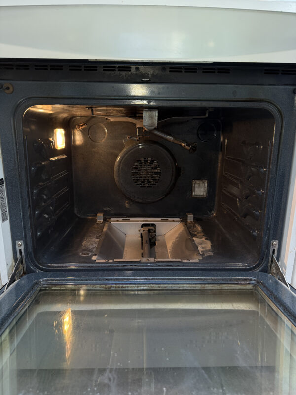 Partially disassembled oven.