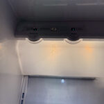 Refrigerator after repair, panel reinstalled, temperature display back to normal